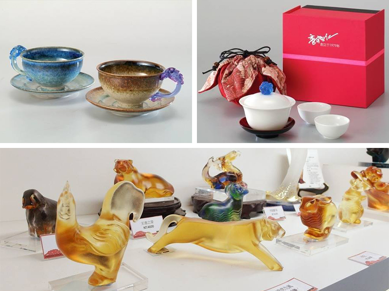 林一雄琉璃晶靈樂姬(琵琶) 琉璃雕塑美術藝術品台灣禮品館台灣嚴選好物